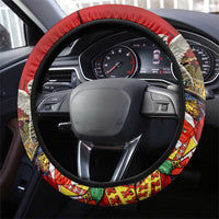 Hungary Steering Wheel Cover Crowned with History Guarded by Angels