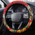 Hungary Steering Wheel Cover Crowned with History Guarded by Angels