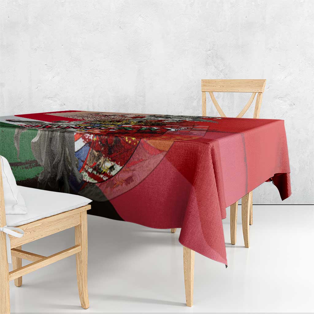 Hungary Tablecloth Crowned with History Guarded by Angels