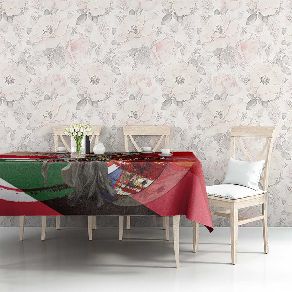 Hungary Tablecloth Crowned with History Guarded by Angels