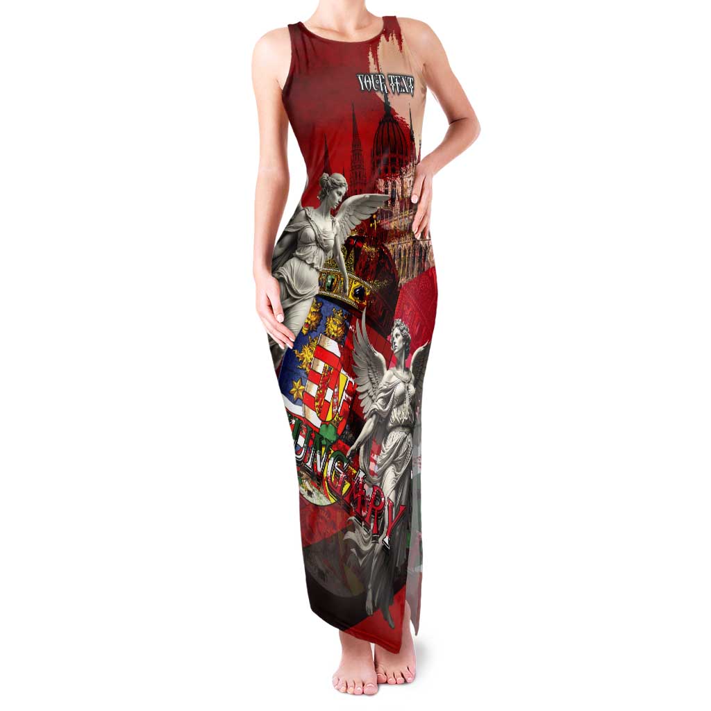 Hungary Tank Maxi Dress Crowned with History Guarded by Angels