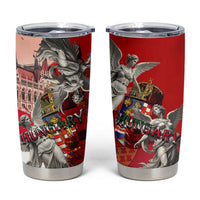 Hungary Tumbler Cup Crowned with History Guarded by Angels