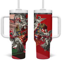 Hungary Tumbler With Handle Crowned with History Guarded by Angels