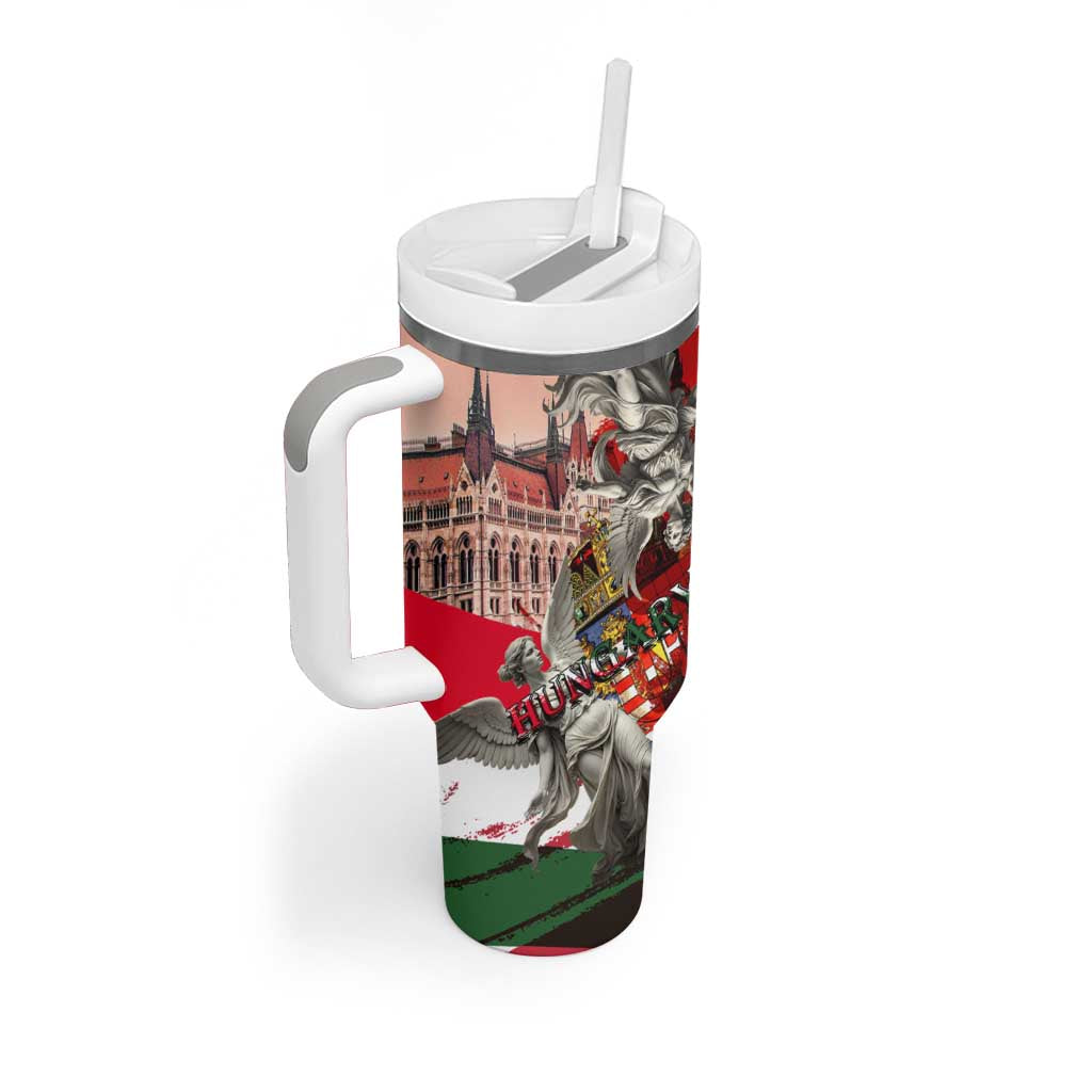 Hungary Tumbler With Handle Crowned with History Guarded by Angels