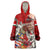 Hungary Wearable Blanket Hoodie Crowned with History Guarded by Angels