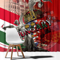 Hungary Window Curtain Crowned with History Guarded by Angels