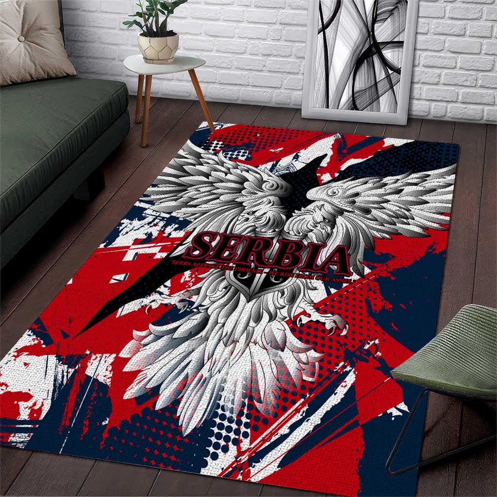 Serbia Area Rug Like the Phoenix – Rising from Ashes with Pride and Power