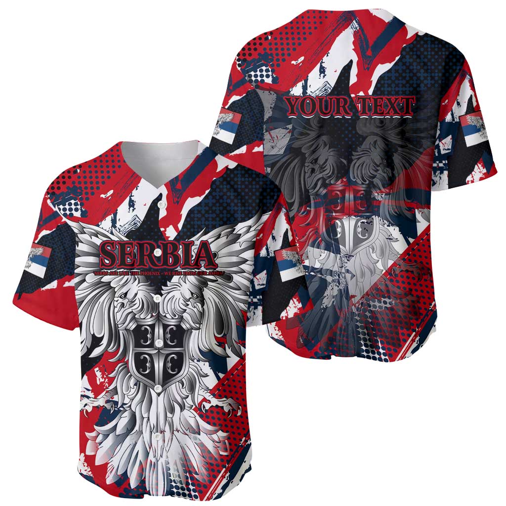 Serbia Baseball Jersey Like the Phoenix – Rising from Ashes with Pride and Power