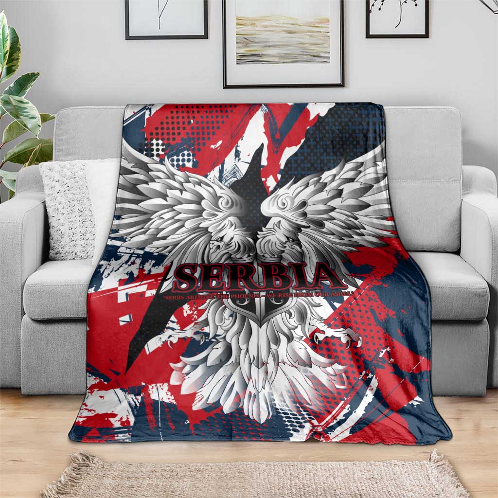 Serbia Blanket Like the Phoenix – Rising from Ashes with Pride and Power