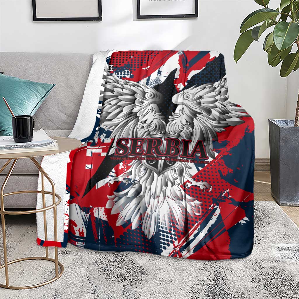 Serbia Blanket Like the Phoenix – Rising from Ashes with Pride and Power