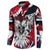 Serbia Button Sweatshirt Like the Phoenix – Rising from Ashes with Pride and Power