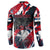 Serbia Button Sweatshirt Like the Phoenix – Rising from Ashes with Pride and Power