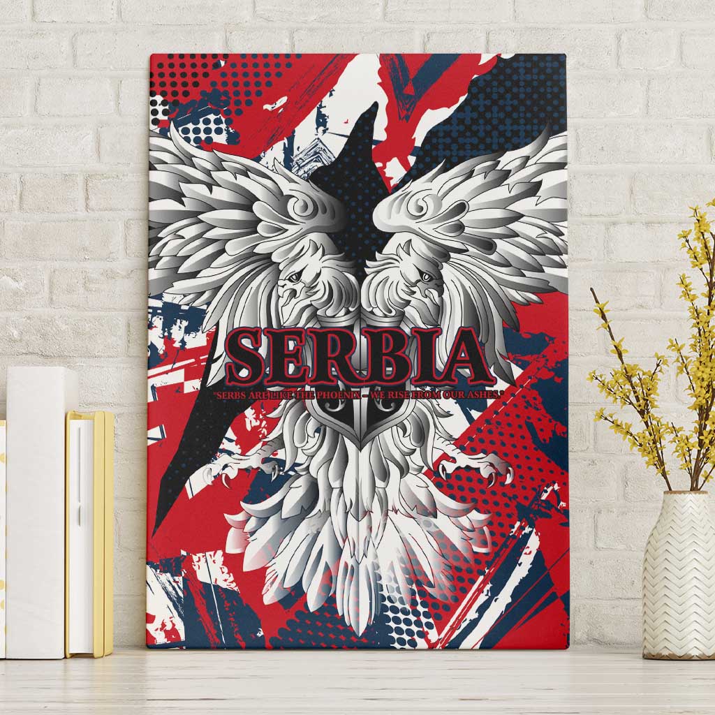 Serbia Canvas Wall Art Like the Phoenix – Rising from Ashes with Pride and Power
