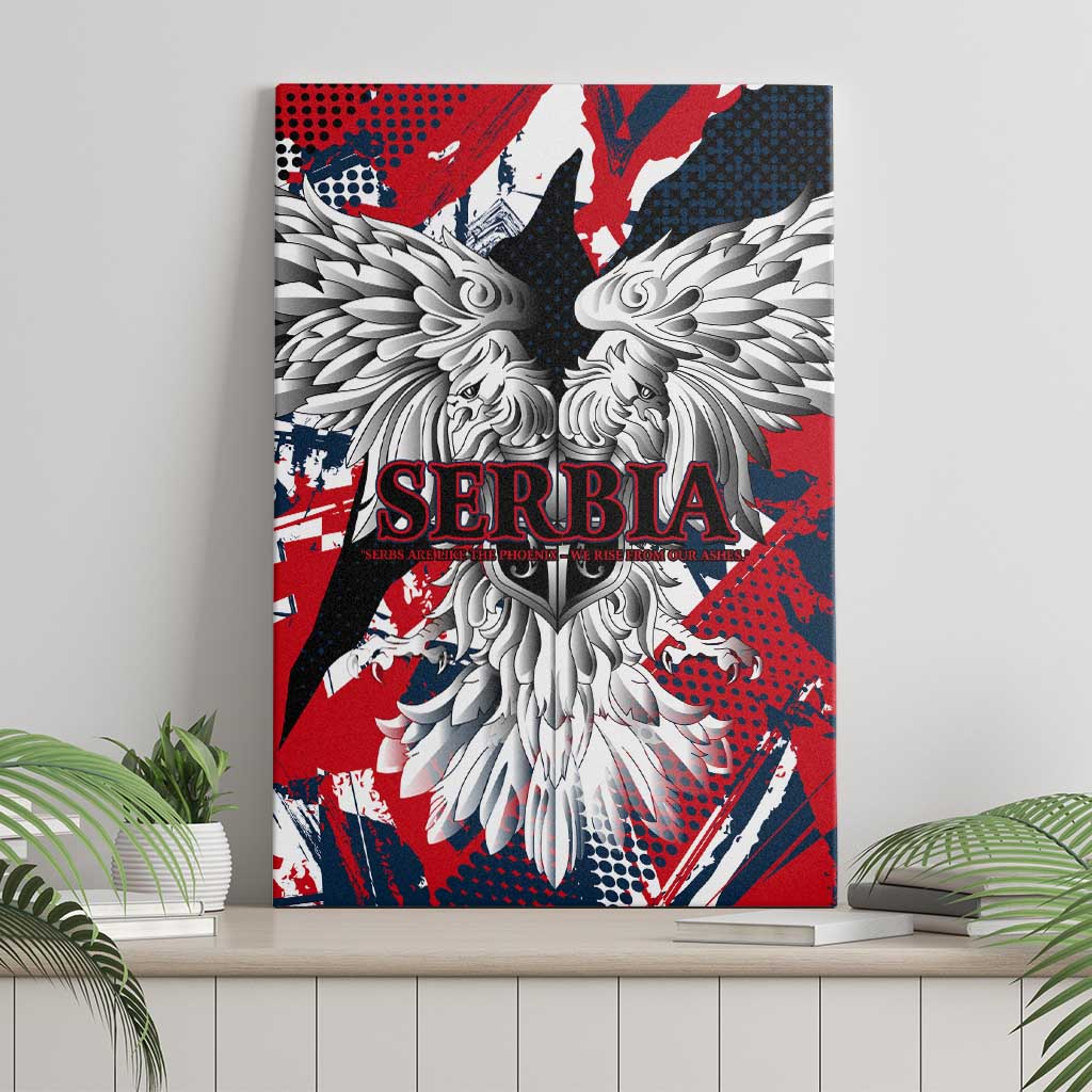 Serbia Canvas Wall Art Like the Phoenix – Rising from Ashes with Pride and Power