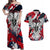 Serbia Couples Matching Off Shoulder Maxi Dress and Hawaiian Shirt Like the Phoenix – Rising from Ashes with Pride and Power