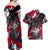 Serbia Couples Matching Off Shoulder Maxi Dress and Hawaiian Shirt Like the Phoenix – Rising from Ashes with Pride and Power