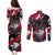 Serbia Couples Matching Puletasi and Long Sleeve Button Shirt Like the Phoenix – Rising from Ashes with Pride and Power