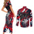 Serbia Couples Matching Short Sleeve Bodycon Dress and Long Sleeve Button Shirt Like the Phoenix – Rising from Ashes with Pride and Power