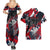 Serbia Couples Matching Summer Maxi Dress and Hawaiian Shirt Like the Phoenix – Rising from Ashes with Pride and Power
