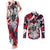 Serbia Couples Matching Tank Maxi Dress and Long Sleeve Button Shirt Like the Phoenix – Rising from Ashes with Pride and Power
