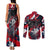 Serbia Couples Matching Tank Maxi Dress and Long Sleeve Button Shirt Like the Phoenix – Rising from Ashes with Pride and Power
