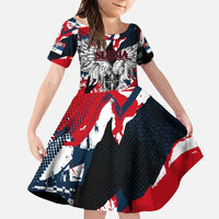 Serbia Family Matching Long Sleeve Bodycon Dress and Hawaiian Shirt Like the Phoenix – Rising from Ashes with Pride and Power