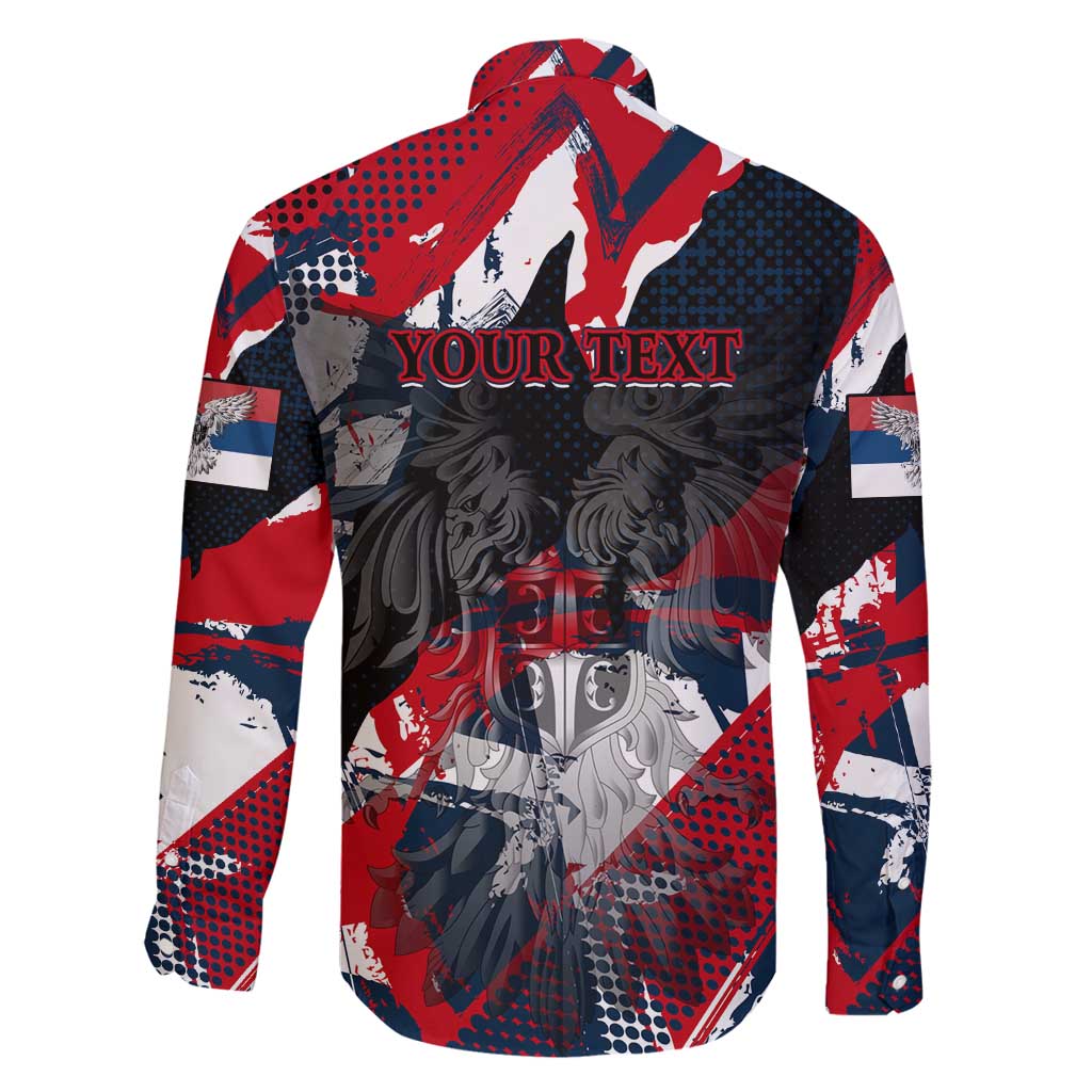 Serbia Family Matching Long Sleeve Bodycon Dress and Hawaiian Shirt Like the Phoenix – Rising from Ashes with Pride and Power