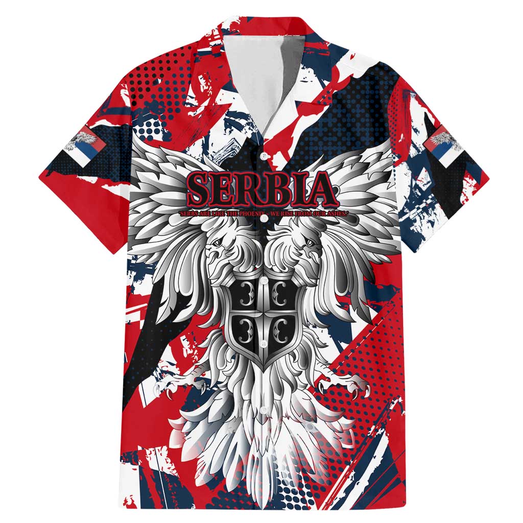 Serbia Family Matching Mermaid Dress and Hawaiian Shirt Like the Phoenix – Rising from Ashes with Pride and Power