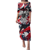 Serbia Family Matching Puletasi and Hawaiian Shirt Like the Phoenix – Rising from Ashes with Pride and Power