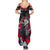 Serbia Family Matching Summer Maxi Dress and Hawaiian Shirt Like the Phoenix – Rising from Ashes with Pride and Power