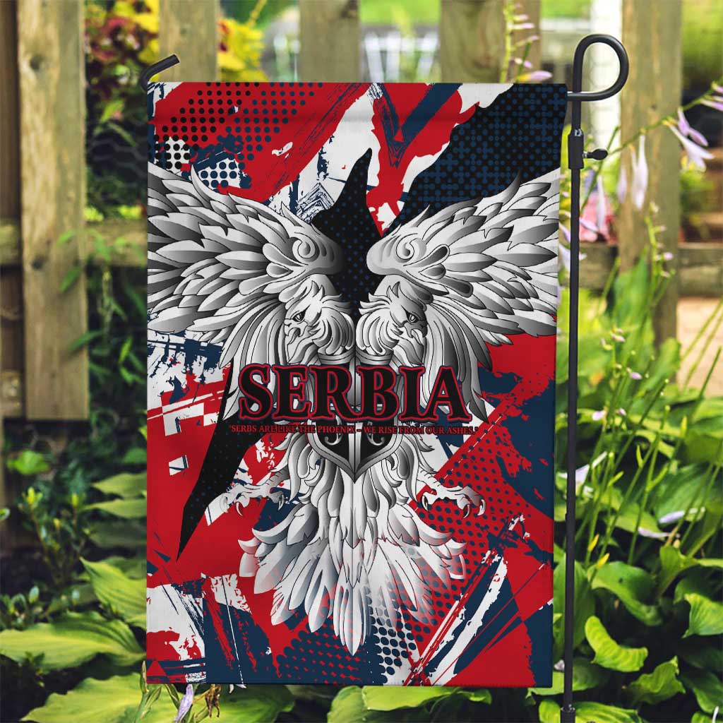 Serbia Garden Flag Like the Phoenix – Rising from Ashes with Pride and Power