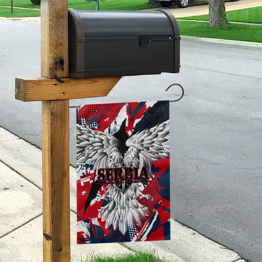 Serbia Garden Flag Like the Phoenix – Rising from Ashes with Pride and Power