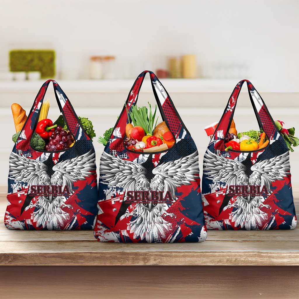 Serbia Grocery Bag Like the Phoenix – Rising from Ashes with Pride and Power