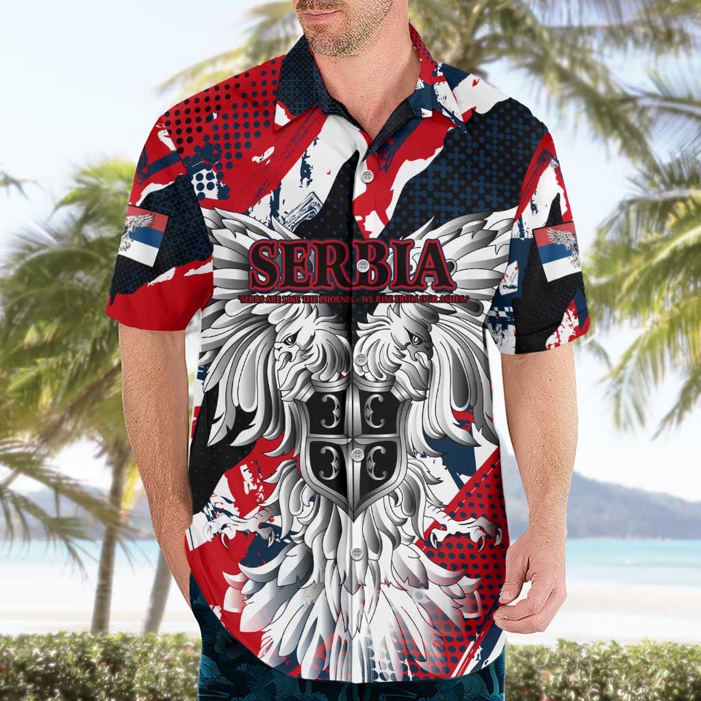 Serbia Hawaiian Shirt Like the Phoenix – Rising from Ashes with Pride and Power