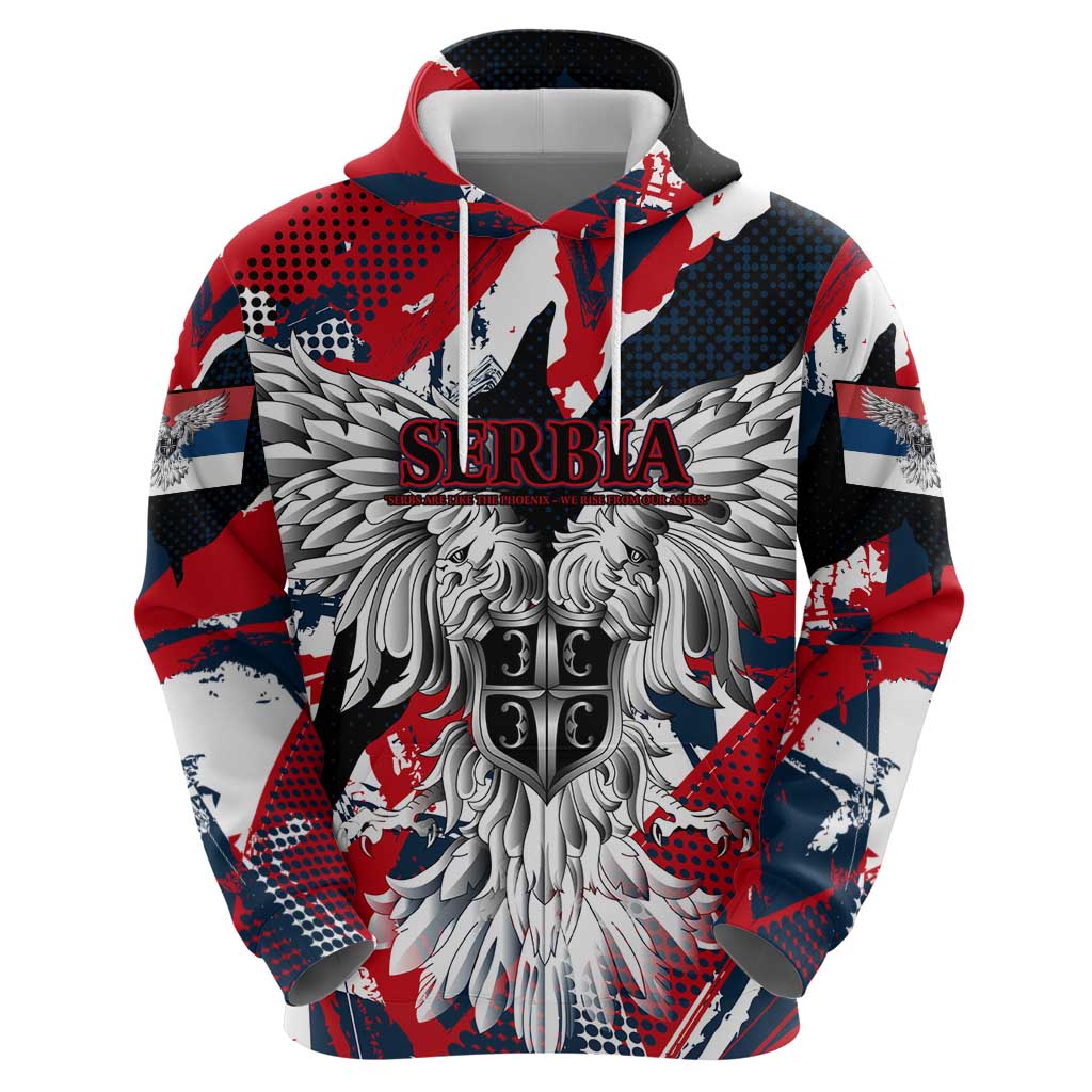 Serbia Hoodie Like the Phoenix – Rising from Ashes with Pride and Power