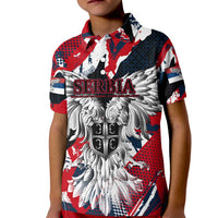 Serbia Kid Polo Shirt Like the Phoenix – Rising from Ashes with Pride and Power