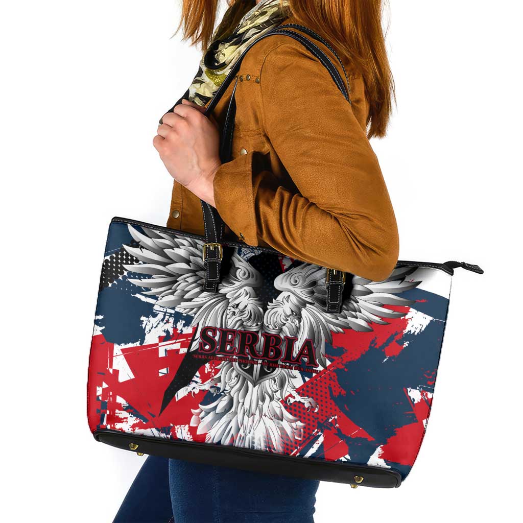 Serbia Leather Tote Bag Like the Phoenix – Rising from Ashes with Pride and Power