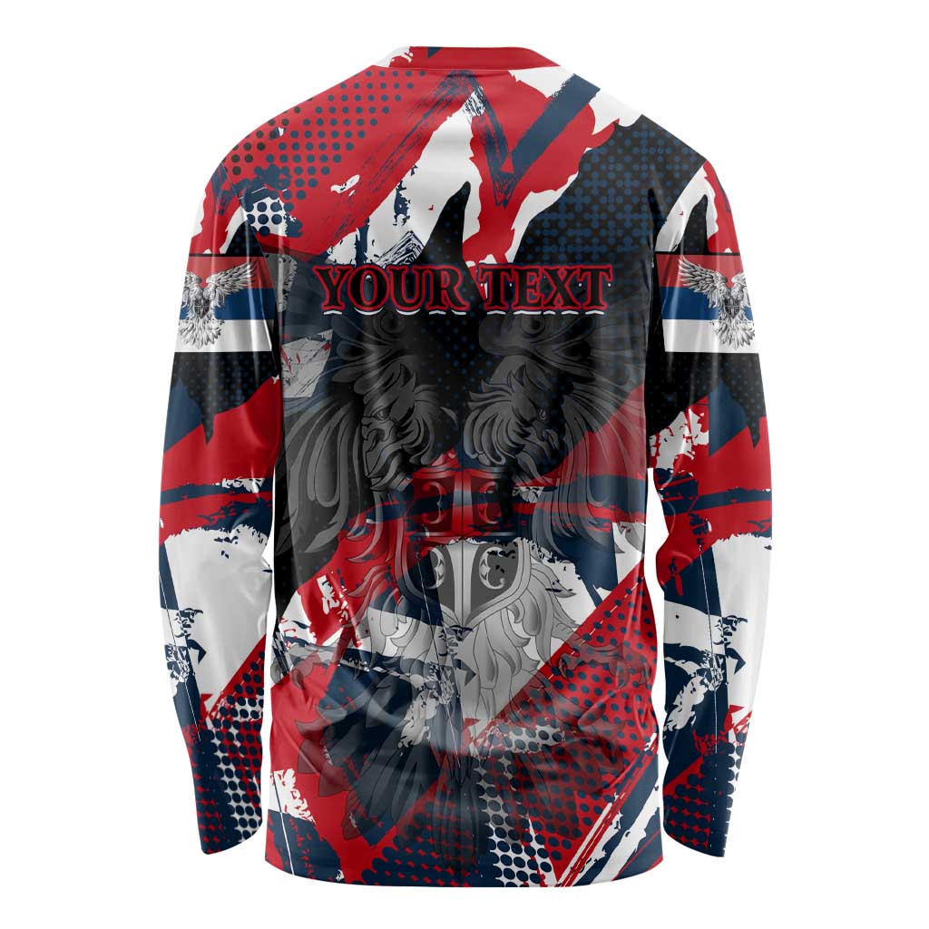 Serbia Long Sleeve Shirt Like the Phoenix – Rising from Ashes with Pride and Power