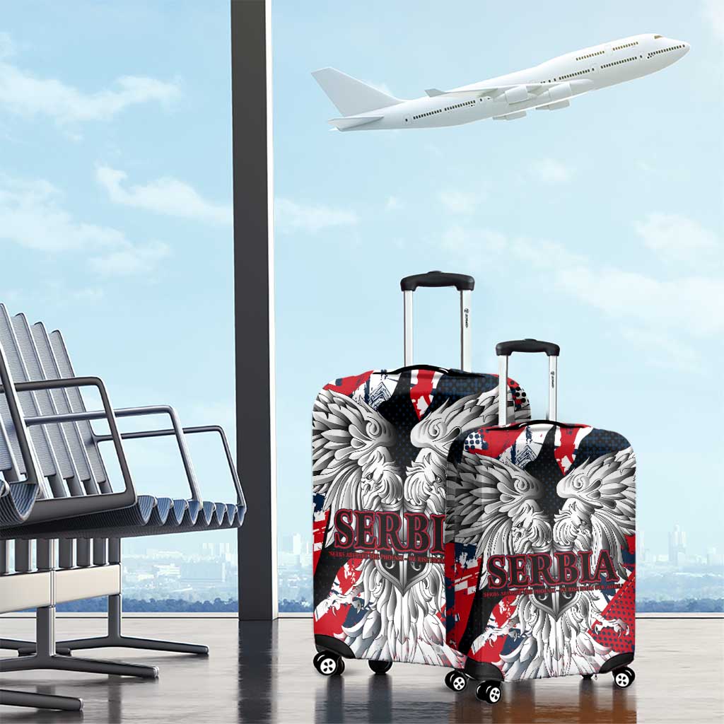 Serbia Luggage Cover Like the Phoenix – Rising from Ashes with Pride and Power