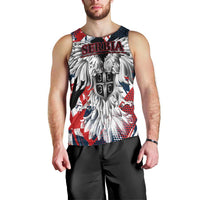Serbia Men Tank Top Like the Phoenix – Rising from Ashes with Pride and Power
