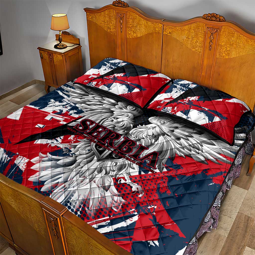 Serbia Quilt Bed Set Like the Phoenix – Rising from Ashes with Pride and Power