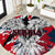 Serbia Round Carpet Like the Phoenix – Rising from Ashes with Pride and Power