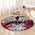 Serbia Round Carpet Like the Phoenix – Rising from Ashes with Pride and Power
