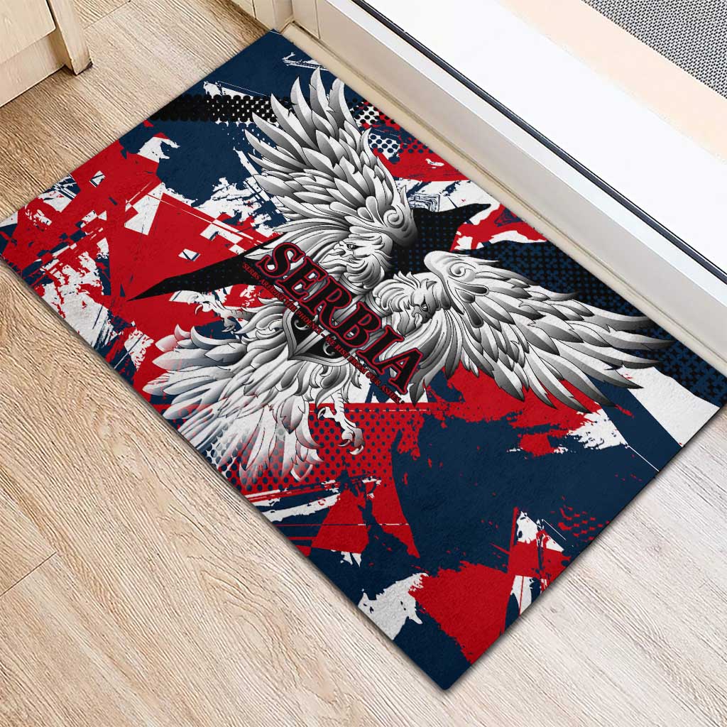 Serbia Rubber Doormat Like the Phoenix – Rising from Ashes with Pride and Power