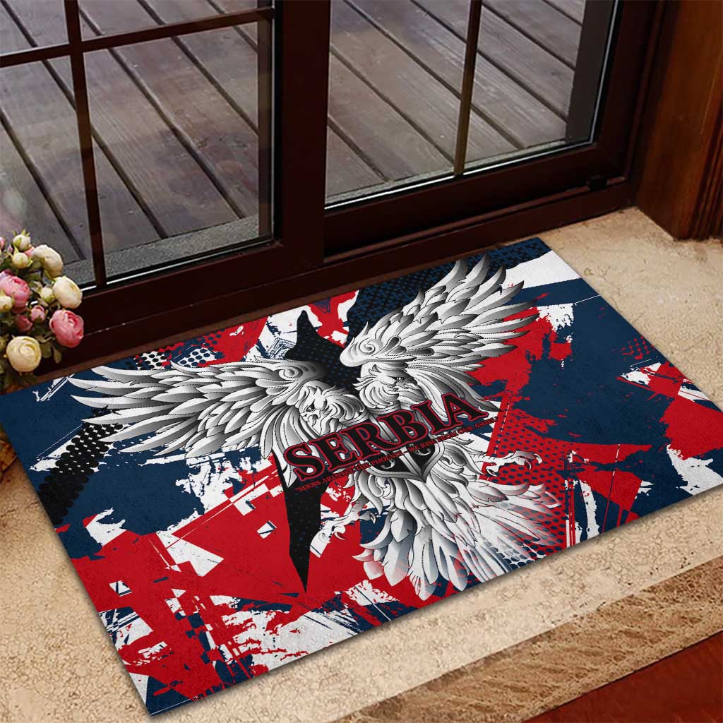 Serbia Rubber Doormat Like the Phoenix – Rising from Ashes with Pride and Power