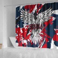 Serbia Shower Curtain Like the Phoenix – Rising from Ashes with Pride and Power