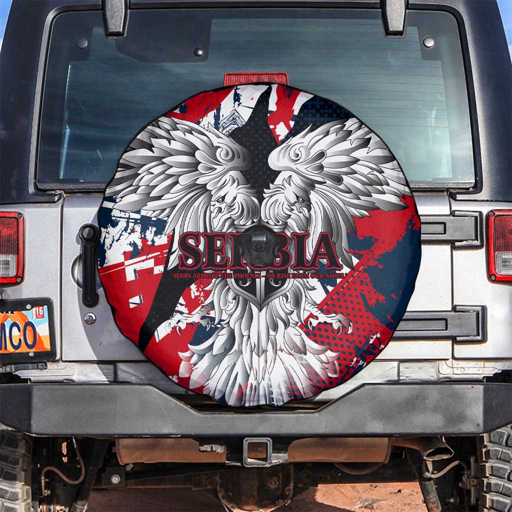 Serbia Spare Tire Cover Like the Phoenix – Rising from Ashes with Pride and Power