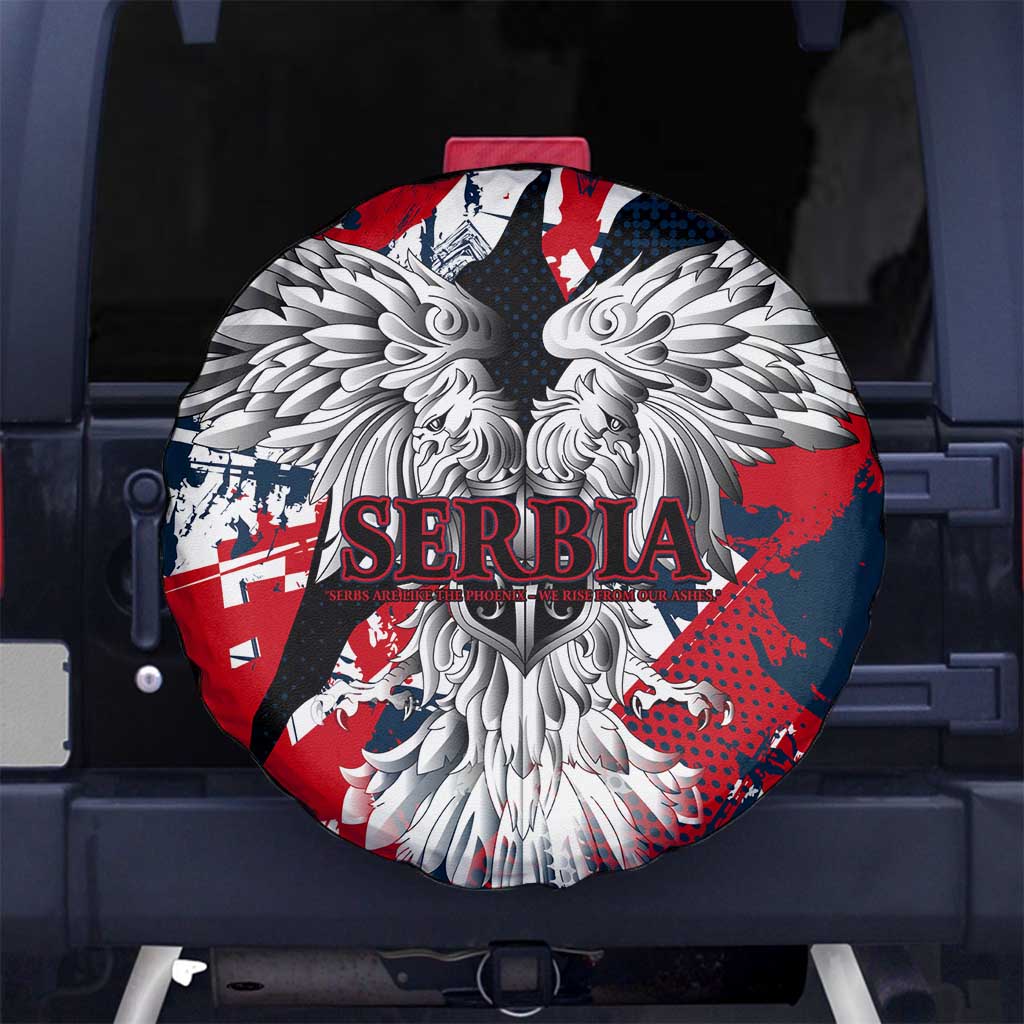 Serbia Spare Tire Cover Like the Phoenix – Rising from Ashes with Pride and Power