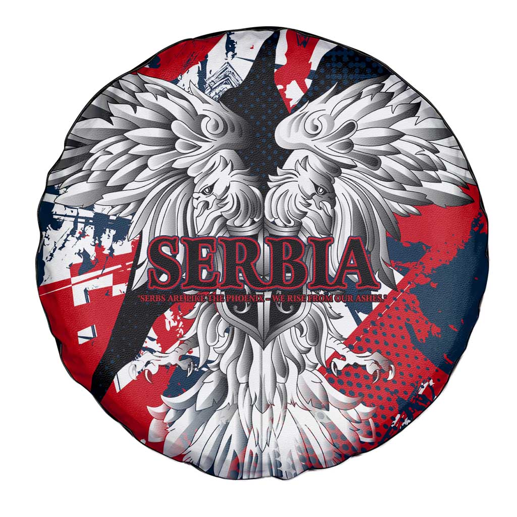 Serbia Spare Tire Cover Like the Phoenix – Rising from Ashes with Pride and Power