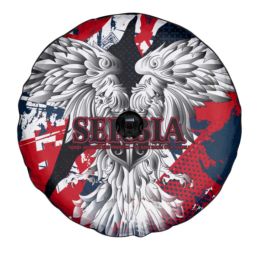 Serbia Spare Tire Cover Like the Phoenix – Rising from Ashes with Pride and Power